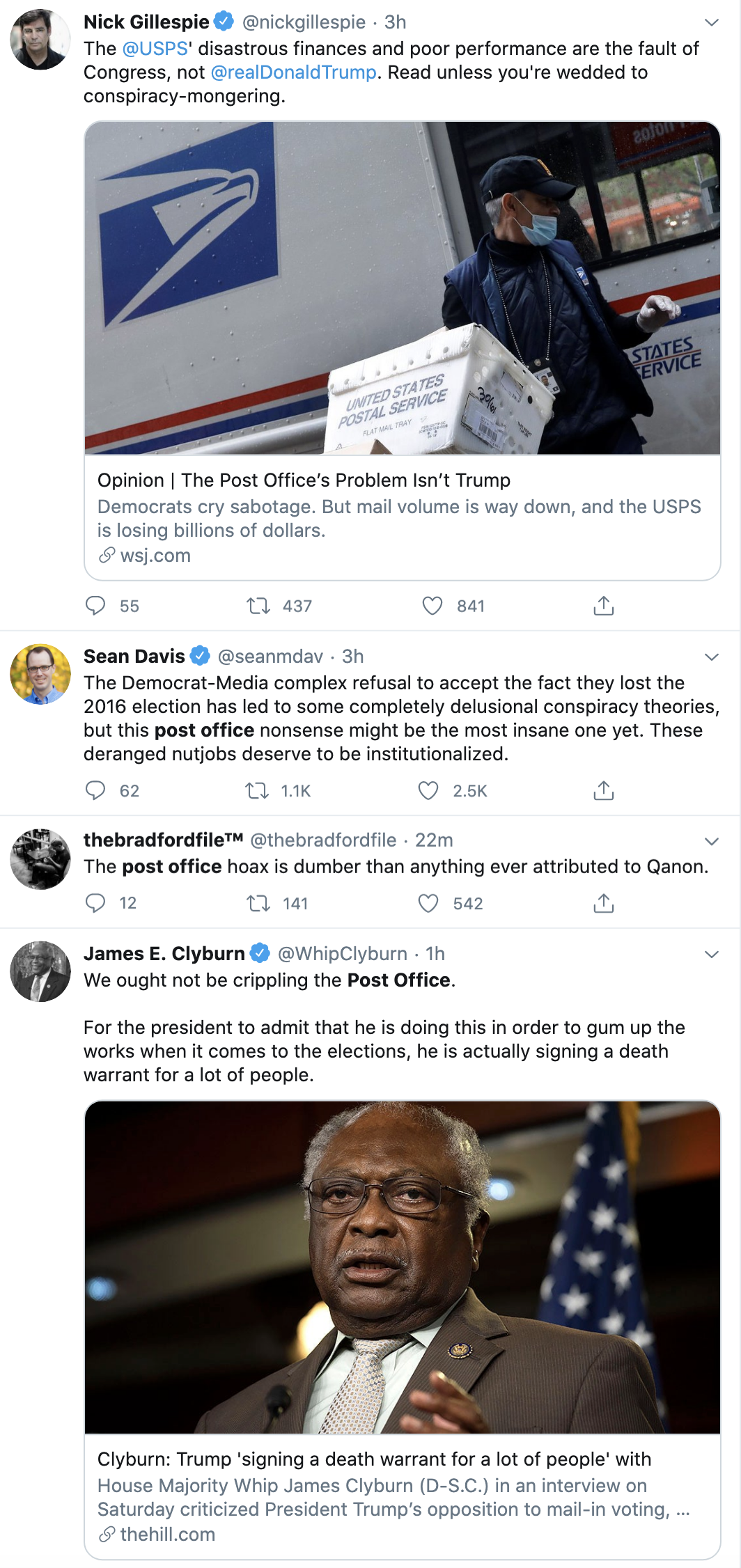 Screen-Shot-2020-08-17-at-12.58.04-PM Trump Abruptly Storms Off During Afternoon USPS Hissy-Fit Coronavirus Election 2020 Featured Politics Top Stories 
