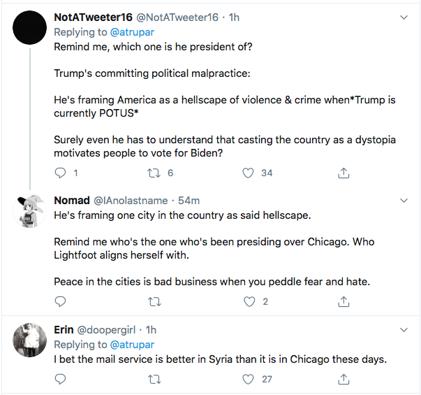 Screen-Shot-2020-08-17-at-6.41.50-PM Trump Declares Chicago More Dangerous Than Syria During Public Freak-Out Donald Trump Election 2020 Politics Top Stories Twitter Videos 