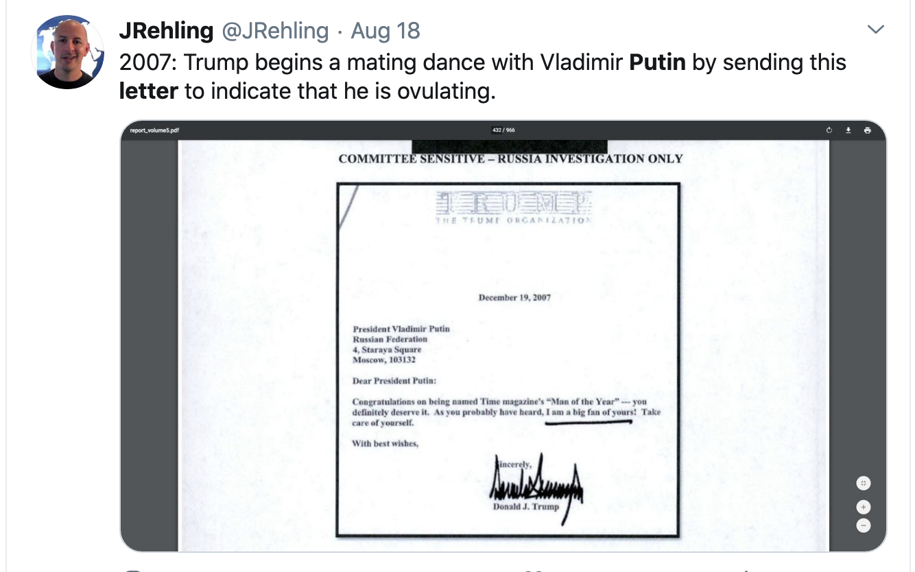 Screen-Shot-2020-08-23-at-11.22.16-AM Trump's Pathetic 'Fan Boy' Letter To Putin Uncovered Via Federal Investigation Election 2020 Featured Politics Russia Top Stories 