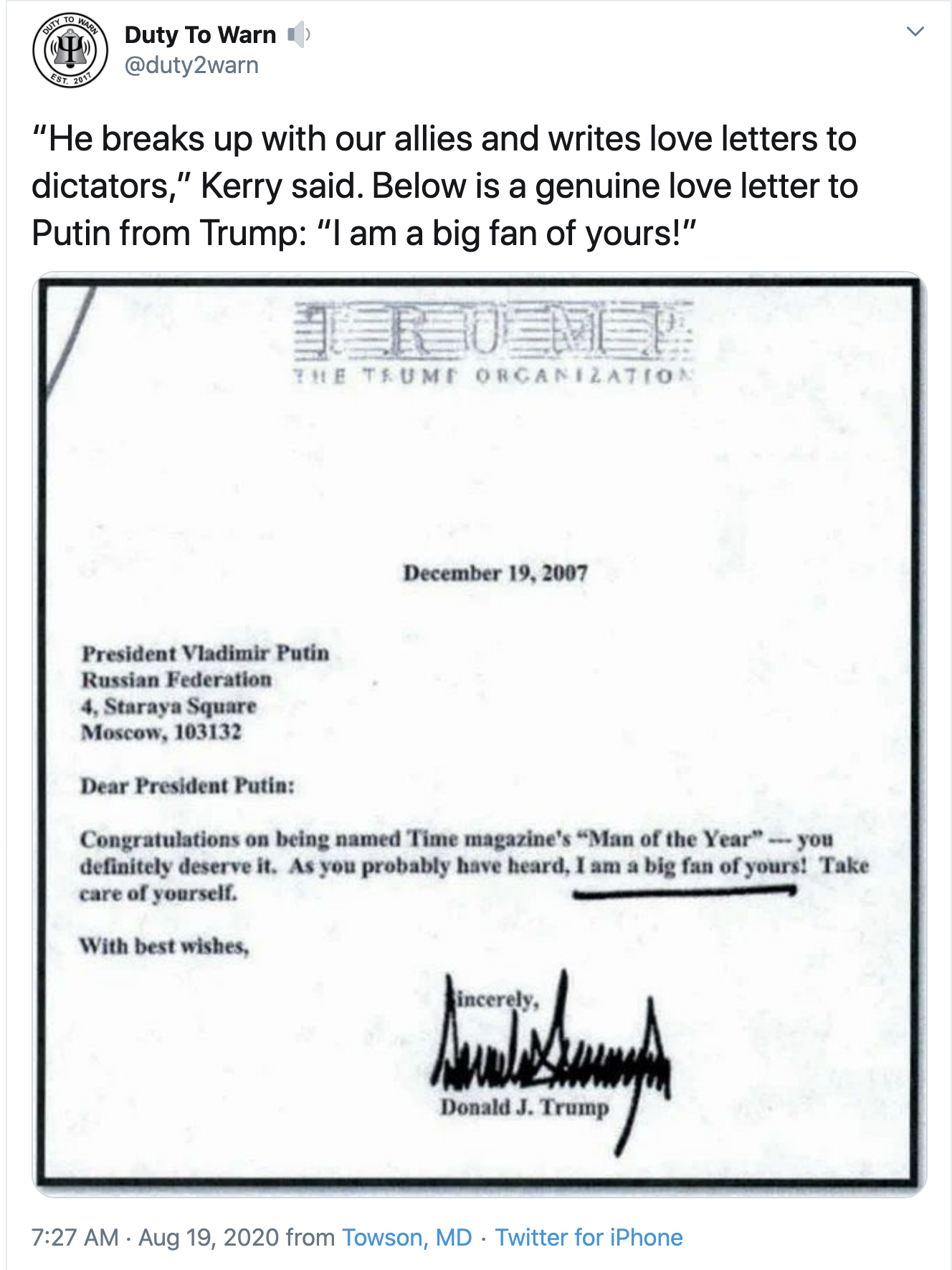 Screen-Shot-2020-08-23-at-11.38.32-AM Trump's Pathetic 'Fan Boy' Letter To Putin Uncovered Via Federal Investigation Election 2020 Featured Politics Russia Top Stories 