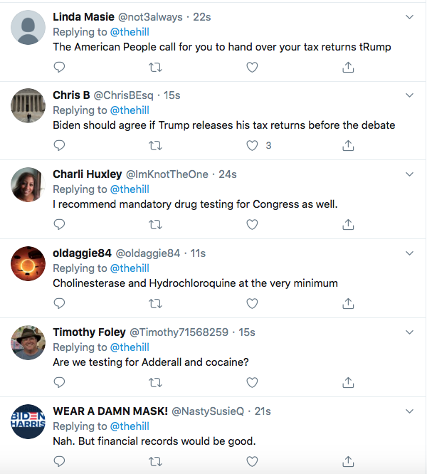 Screen-Shot-2020-08-26-at-6.50.13-PM Trump Demands Drug Tests Before Debating Joe Biden Donald Trump Election 2020 Featured Politics Top Stories Twitter 