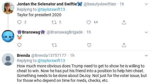 Screenshot-2020-08-15-at-3.12.47-PM Taylor Swift Instructs Fans To Save USPS & Ditch Donald Trump Donald Trump Election 2020 Politics Social Media Top Stories 