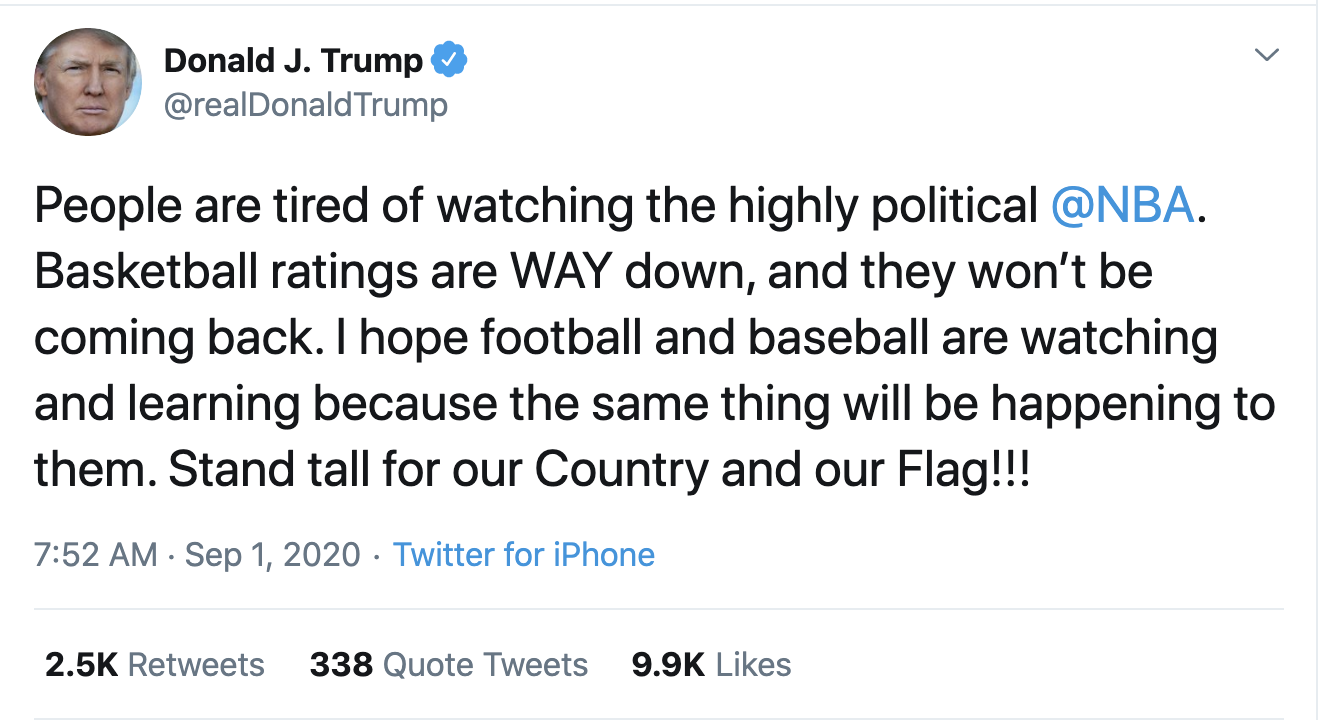 Screen-Shot-2020-09-01-at-7.58.29-AM Trump Attacks Black Athletes During Early Morning  Emotional Meltdown Election 2020 Featured Politics Sports Top Stories 
