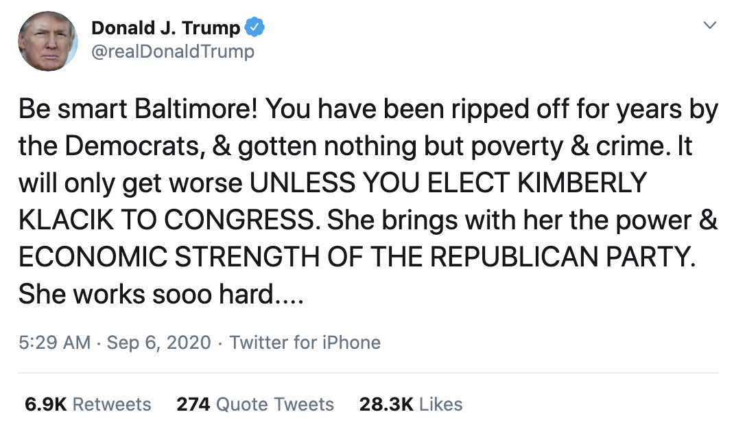 Screen-Shot-2020-09-06-at-7.13.23-AM Trump Flies Into 7-Tweet Morning Outburst Of Absurdity Black Lives Matter Election 2020 Featured Politics Top Stories 