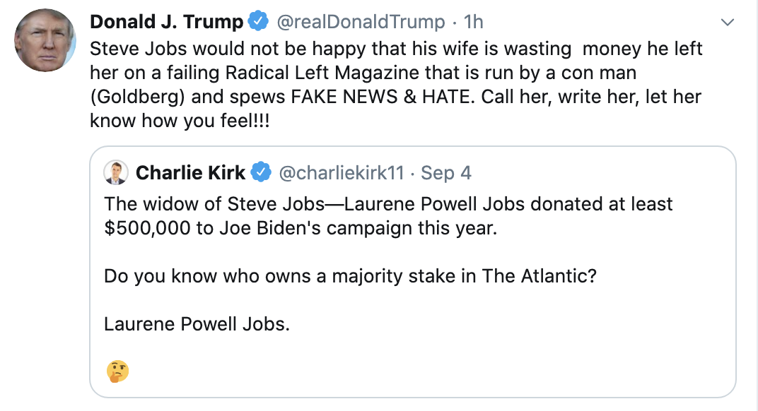 Screen-Shot-2020-09-06-at-7.18.55-AM Trump Flies Into 7-Tweet Morning Outburst Of Absurdity Black Lives Matter Election 2020 Featured Politics Top Stories 