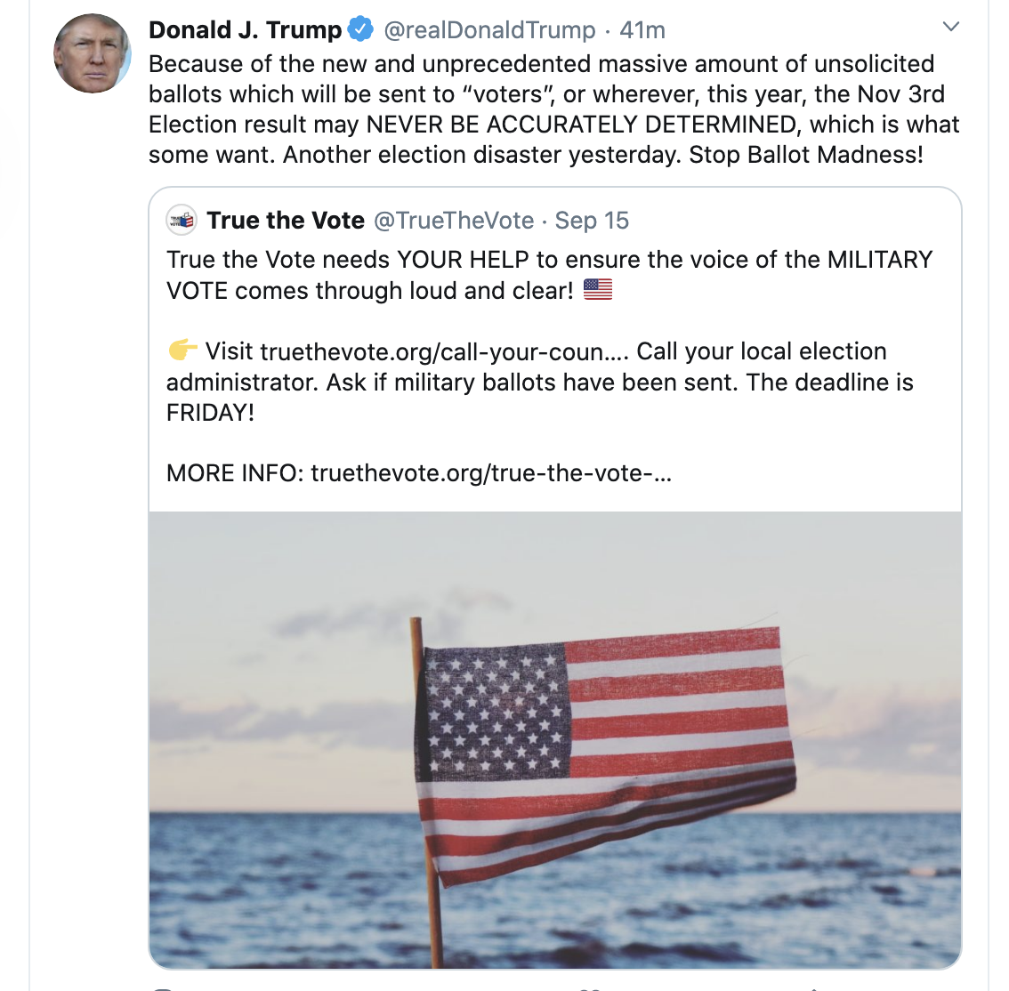 Screen-Shot-2020-09-17-at-7.17.38-AM Trump Declares 2020 Election Invalid During Early Morning Meltdown Coronavirus Election 2020 Featured Politics Top Stories 