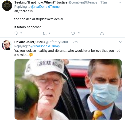 Screenshot-2020-09-01-at-11.26.08-AM Trump Freaks Out Over Rumor Of Sudden Hospital Visit For Stroke Donald Trump Politics Social Media Top Stories 