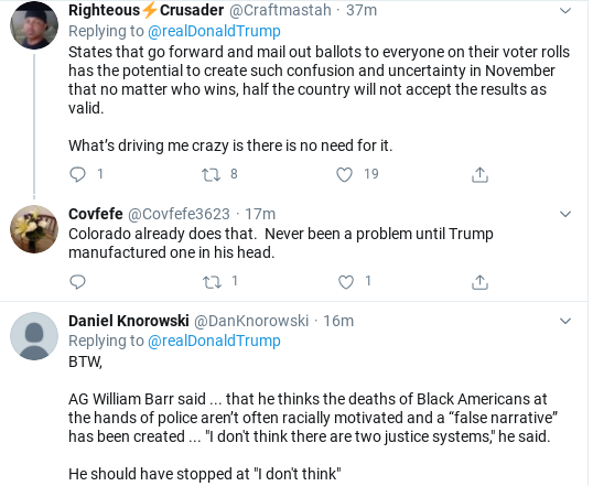 Screenshot-2020-09-03-at-11.30.21-AM Trump Has ALL CAPS Mid-Morning Mental Collapse Over Mail-In Votes Corruption Donald Trump Election 2020 Politics Social Media Top Stories 