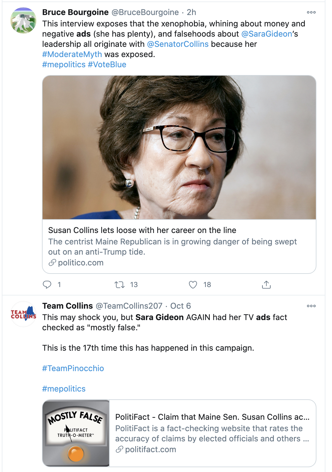Screen-Shot-2020-10-07-at-11.01.29-AM Phony Susan Collins Publicly Hits Trump Over COVID Leadership Failure Election 2020 Featured Feminism Politics Top Stories 