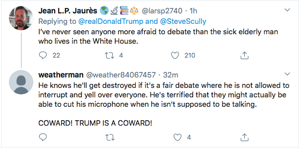 Screen-Shot-2020-10-09-at-9.01.25-PM Trump Tweets Friday Night Debate Drop Out Gibberish Like A Lunatic Conspiracy Theory Donald Trump Election 2020 Featured Politics Top Stories Twitter 