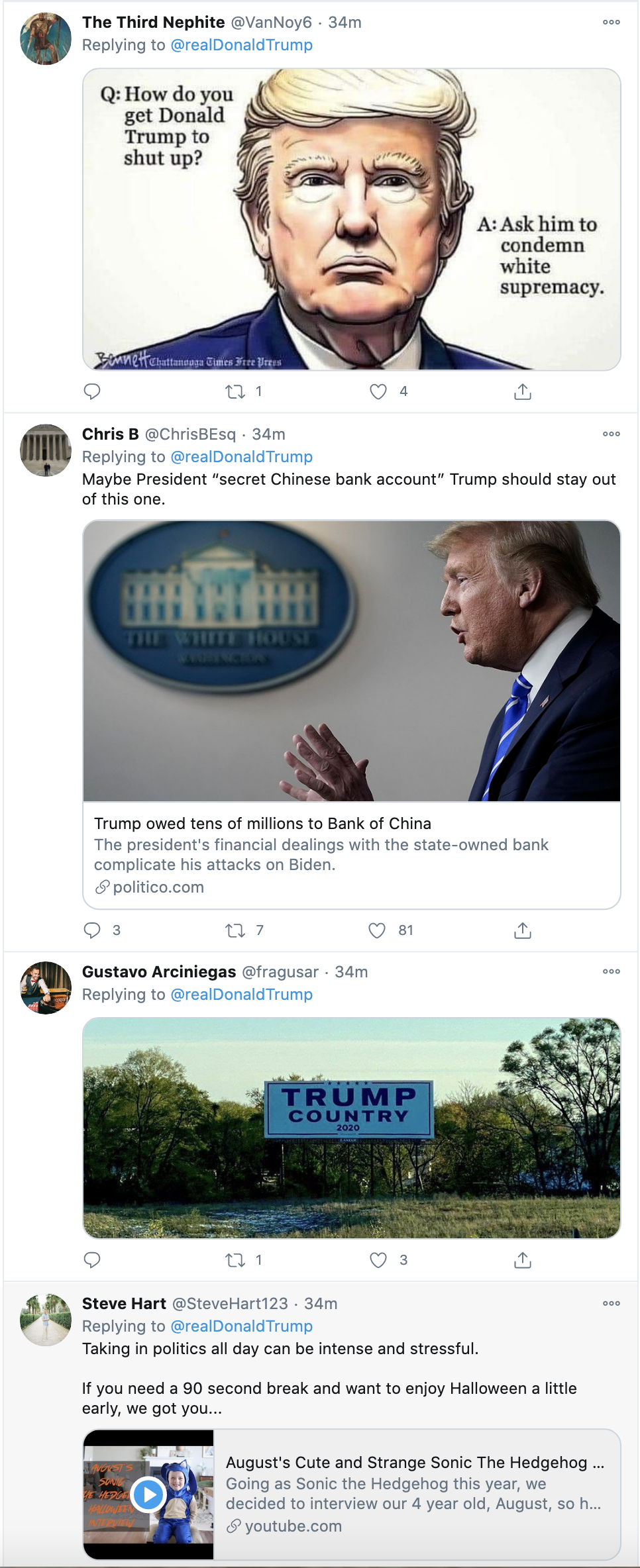 Screen-Shot-2020-10-27-at-7.11.36-PM Off-Balanced Trump Twitter-Attacks Biden Like A Loon Featured Politics Top Stories 