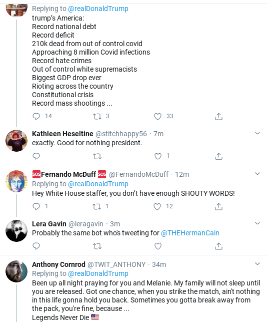 Screenshot-2020-10-04-at-4.26.02-PM Trump Breaks Sunday Silence From Water Reed With Delusional Update Coronavirus Donald Trump Election 2020 Politics Social Media Top Stories 