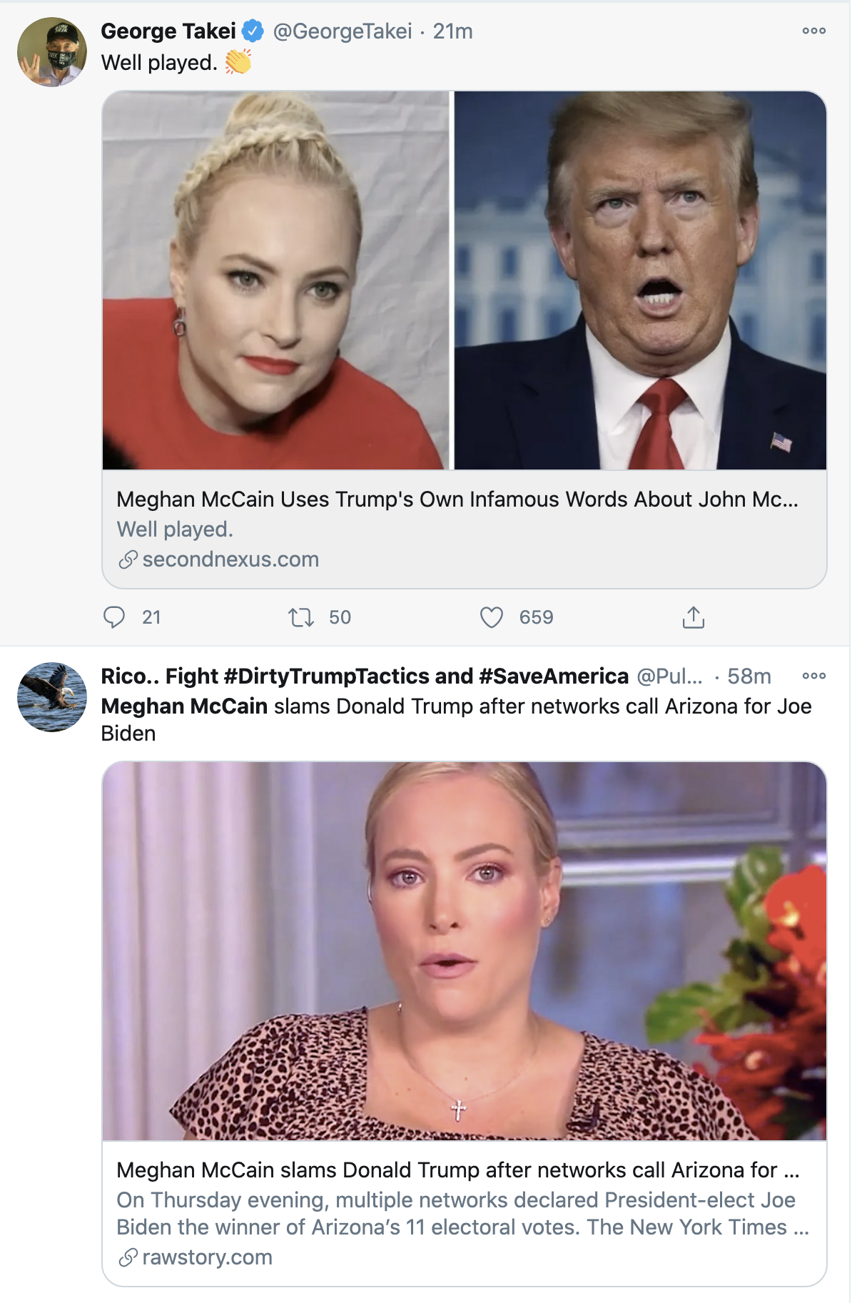 Screen-Shot-2020-11-13-at-9.28.56-AM Meghan McCain Publicly Shames Trump After Arizona Falls Featured Military National Security Politics Top Stories 