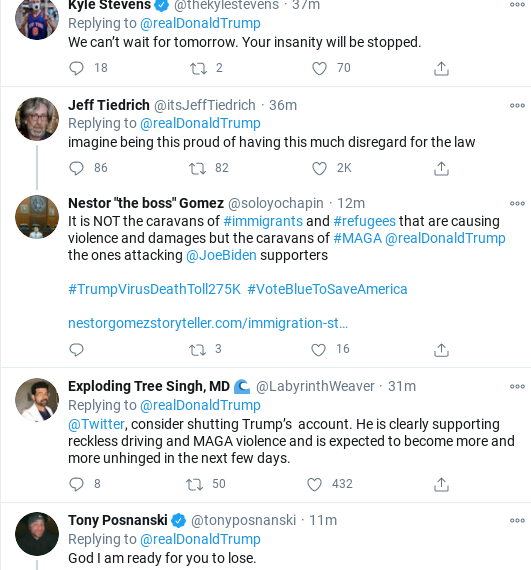 Screenshot-2020-11-02-at-10.56.51-AM Trump Rants & Screams About 'Looters' In Pre-Election Day Meltdown Donald Trump Election 2020 Politics Social Media Top Stories 
