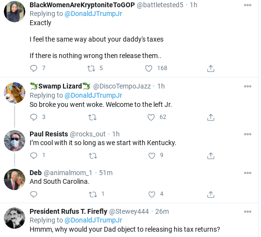Screenshot-2020-11-09-at-10.30.08-AM Don Jr. Has Monday Morning Mental Collapse As Dad's Presidency Collapses Donald Trump Election 2020 Politics Social Media Top Stories 