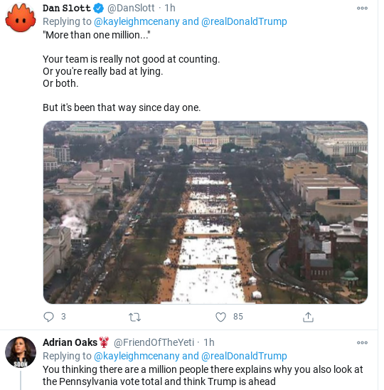 Screenshot-2020-11-14-at-1.07.37-PM Kayleigh McEnany Caught Lying About Crowd Size Of Saturday Trump Rally Donald Trump Election 2020 Politics Social Media Top Stories 