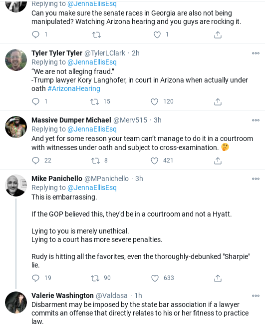 Screenshot-2020-11-30-at-3.56.54-PM Jenna Ellis Has Embarrassing Meltdown Over Arizona Certification Corruption Donald Trump Election 2020 Politics Social Media Top Stories 