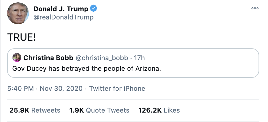 Screen-Shot-2020-12-01-at-7.23.28-AM-1 Trump Throws Childlike Twitter Tantrum Over Arizona Certification Crime Featured National Security Politics Top Stories 