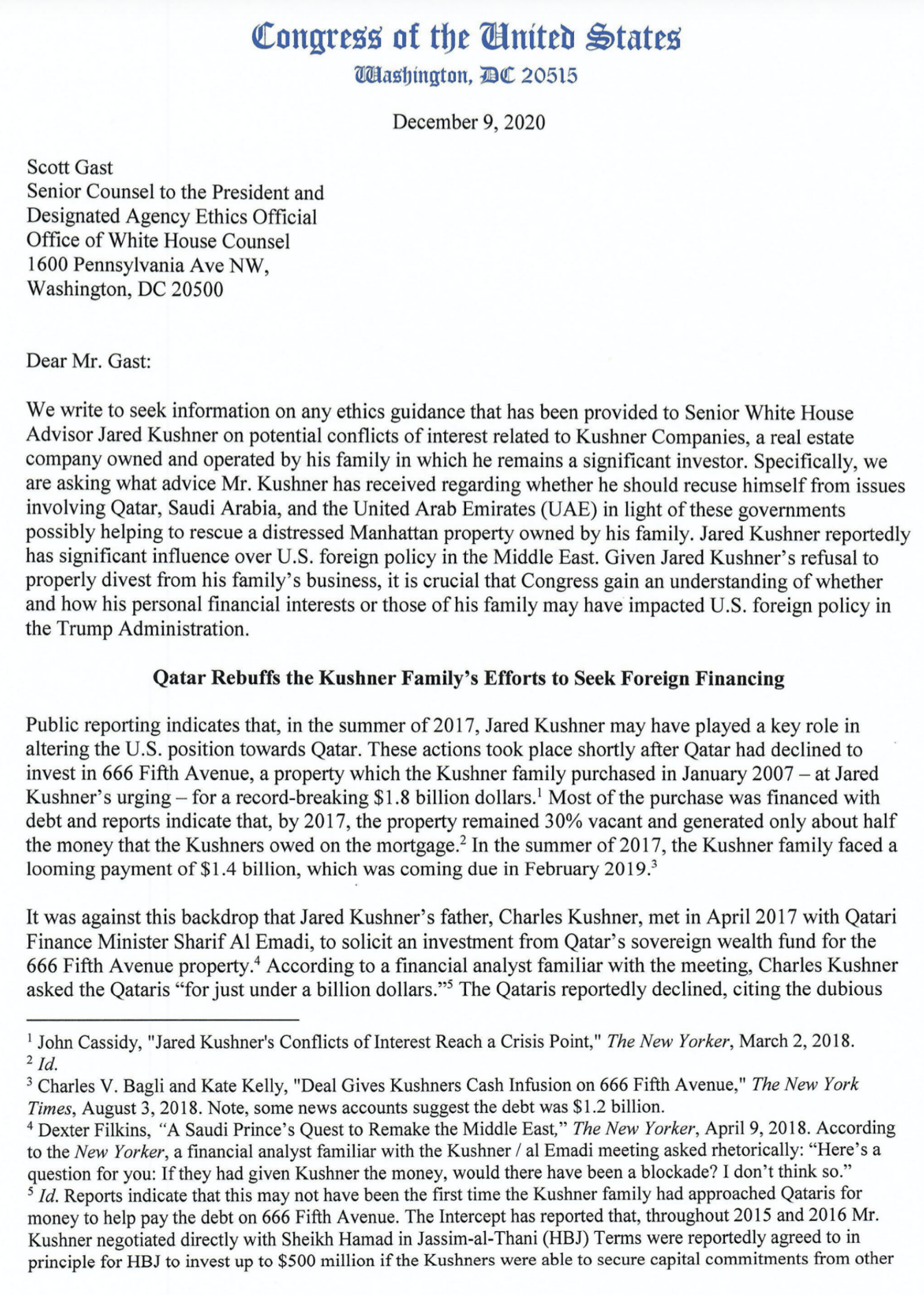Screen-Shot-2020-12-09-at-1.26.16-PM Jared Kushner Placed Under Federal Investigation Over Foreign Corruption Corruption Crime Featured Politics Top Stories 
