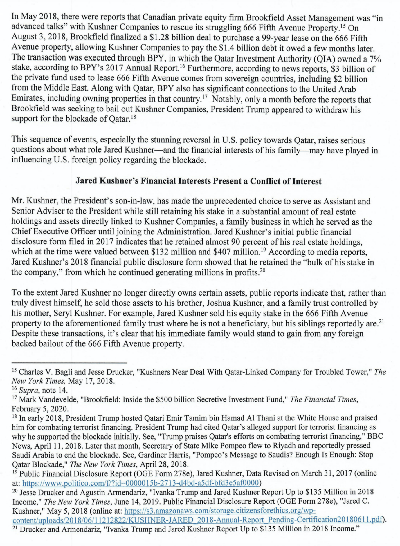 Screen-Shot-2020-12-09-at-1.26.42-PM Jared Kushner Placed Under Federal Investigation Over Foreign Corruption Corruption Crime Featured Politics Top Stories 