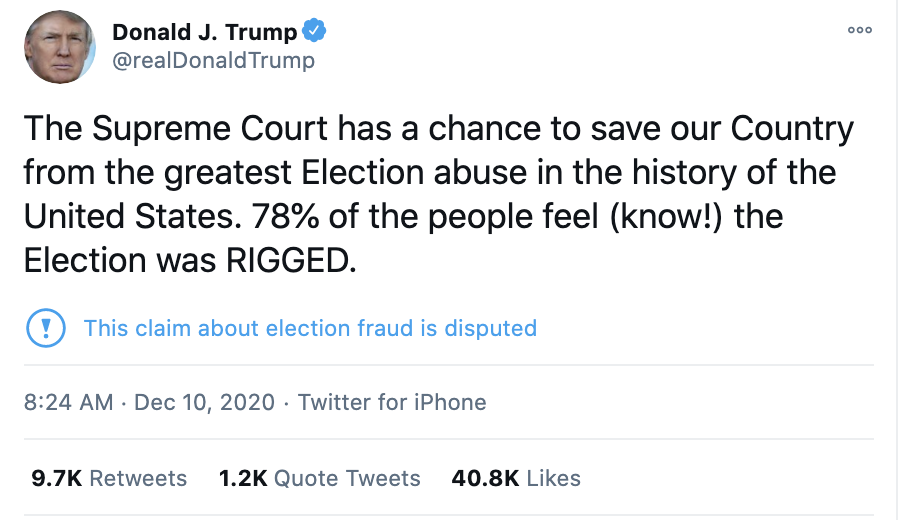Screen-Shot-2020-12-10-at-8.44.36-AM Trump Yells At SCOTUS During Delirious Early Morning Tweet Frenzy Corruption Crime Featured Politics Top Stories 