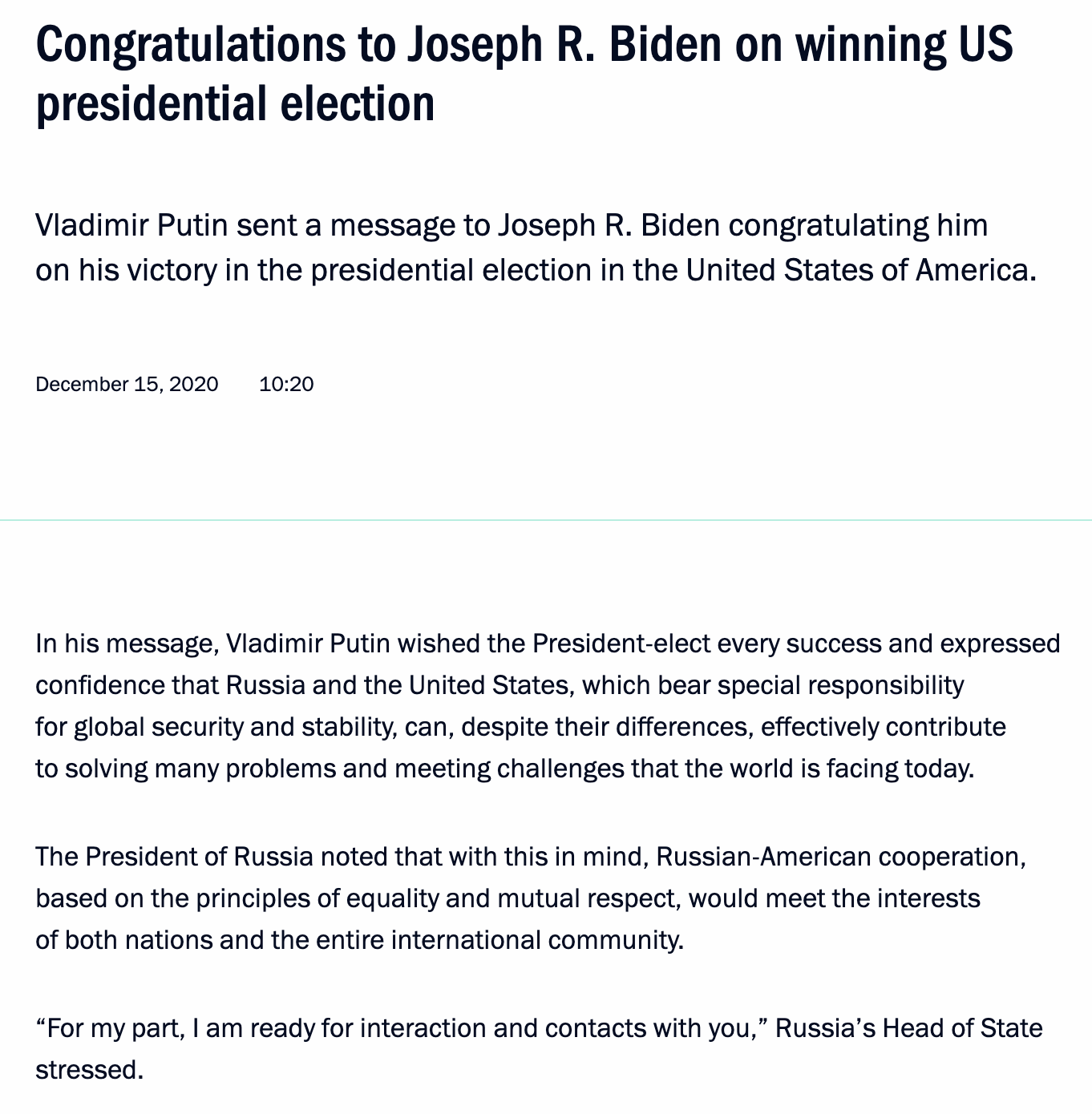 Screen-Shot-2020-12-15-at-9.23.53-AM Putin Snubs Trump & Acknowledges Biden Presidency Corruption Featured National Security Politics Top Stories 