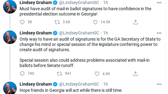 Screenshot-2020-12-07-at-2.36.45-PM Lindsey Graham Makes Pathetic Last-Ditch Effort To Steal GA Election Donald Trump Election 2020 Politics Social Media Top Stories 