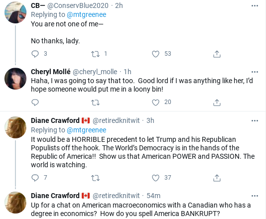 Screenshot-2021-02-08-at-11.30.45-AM Marjorie Greene Tweets Satire Story As Real During Monday Meltdown Politics Social Media Top Stories 