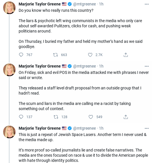 Screenshot-2021-04-17-2.44.08-PM Marjorie Greene Has Unhinged Public Freak-Out Over 'Psychotic Communists' Donald Trump Politics Social Media Top Stories 