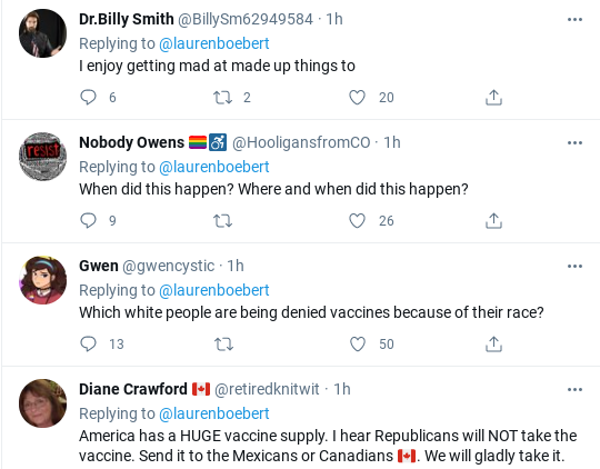 Screenshot-2021-04-24-10.19.09-AM Lauren Boebert Announces Vaccine Conspiracy Against White People Donald Trump Politics Social Media Top Stories 