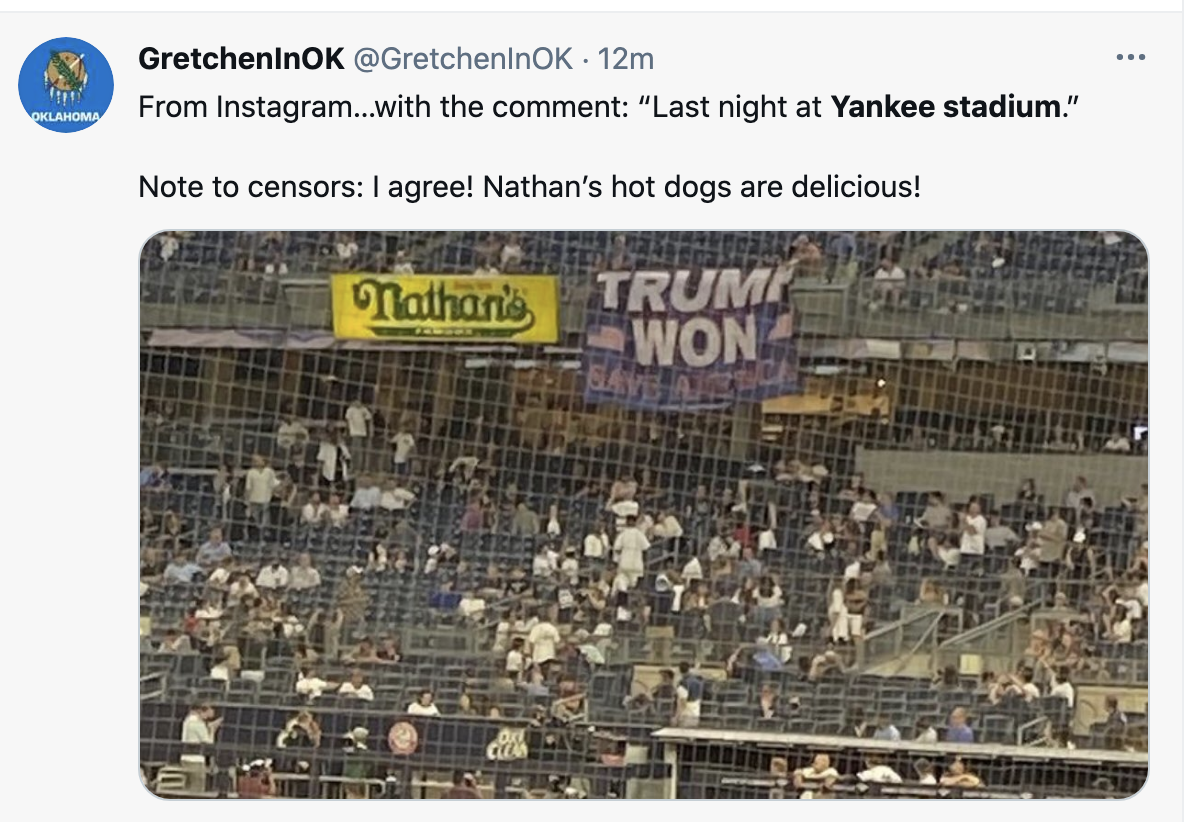 Screen-Shot-2021-05-28-at-8.49.24-AM Yankees Fans Humiliate Trump With Loud Boos Yet Again Donald Trump Featured Politics Sports Top Stories 
