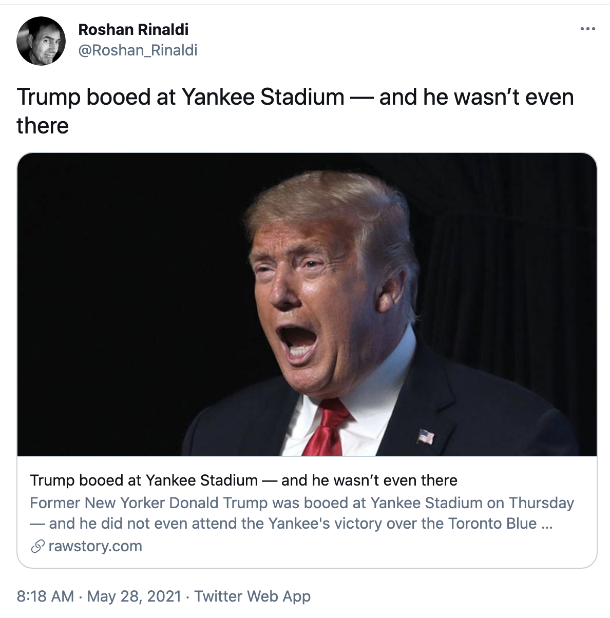 Screen-Shot-2021-05-28-at-8.58.12-AM Yankees Fans Humiliate Trump With Loud Boos Yet Again Donald Trump Featured Politics Sports Top Stories 