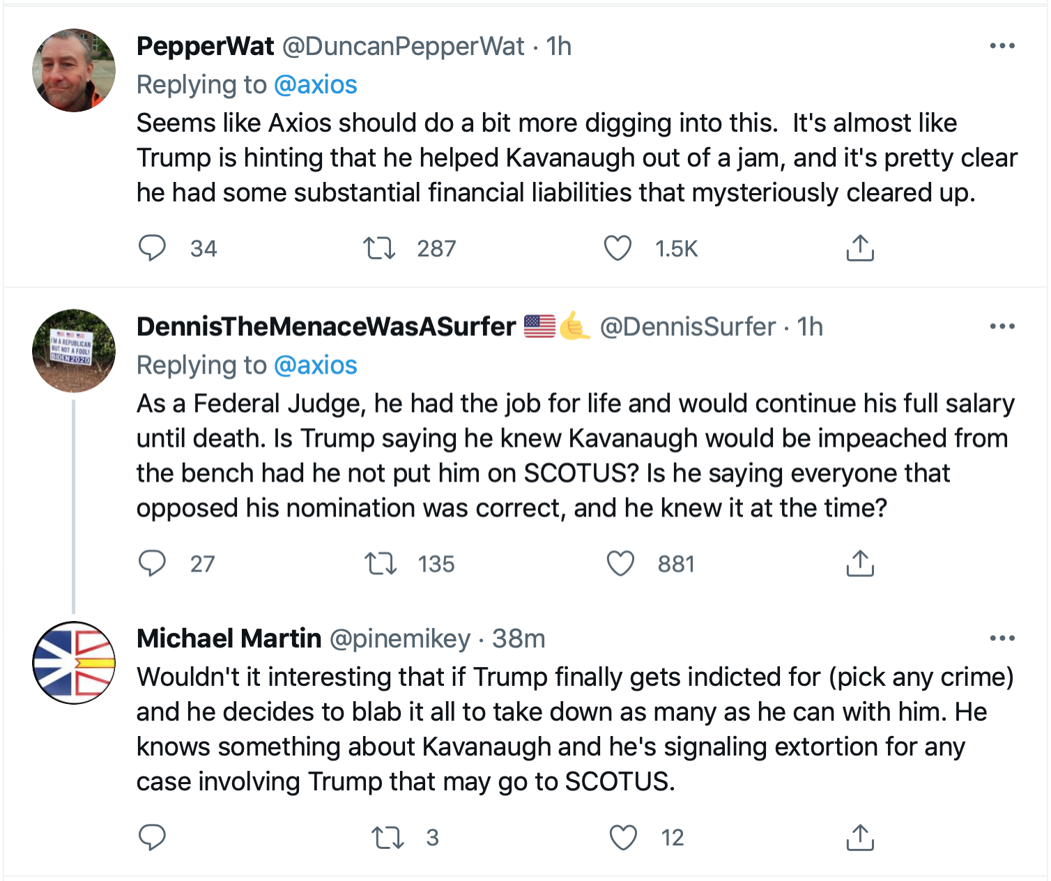 Screen-Shot-2021-07-13-at-11.06.54-AM Trump Goes Ballistic On Brett Kavanaugh 'Where Would He Be Without Me?' Donald Trump Featured Politics Top Stories Twitter 