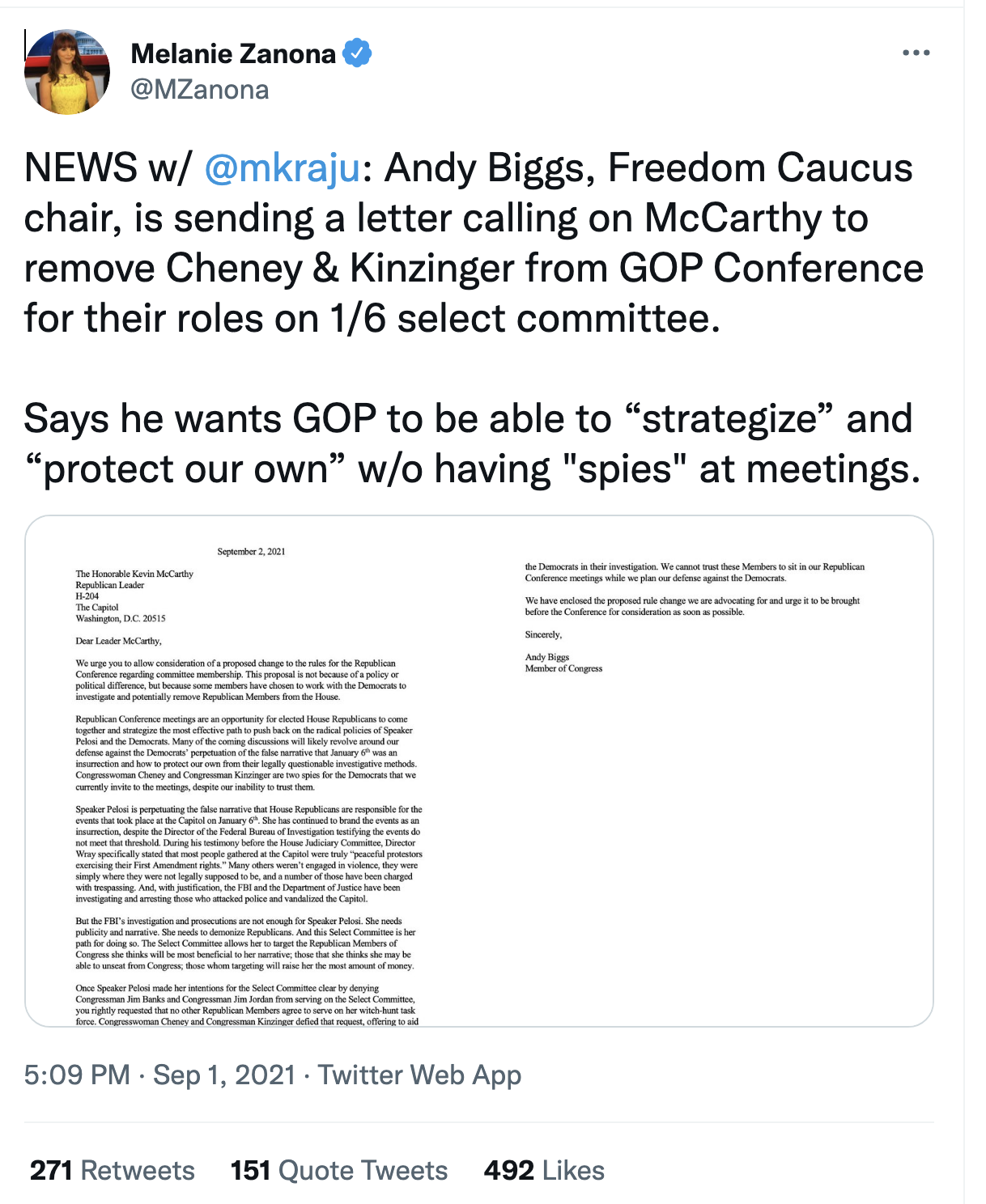 Screen-Shot-2021-09-02-at-10.17.54-AM Rep. Biggs Demands McCarthy Remove Select Committee GOP 'Spies' Corruption Crime Featured Politics Top Stories 