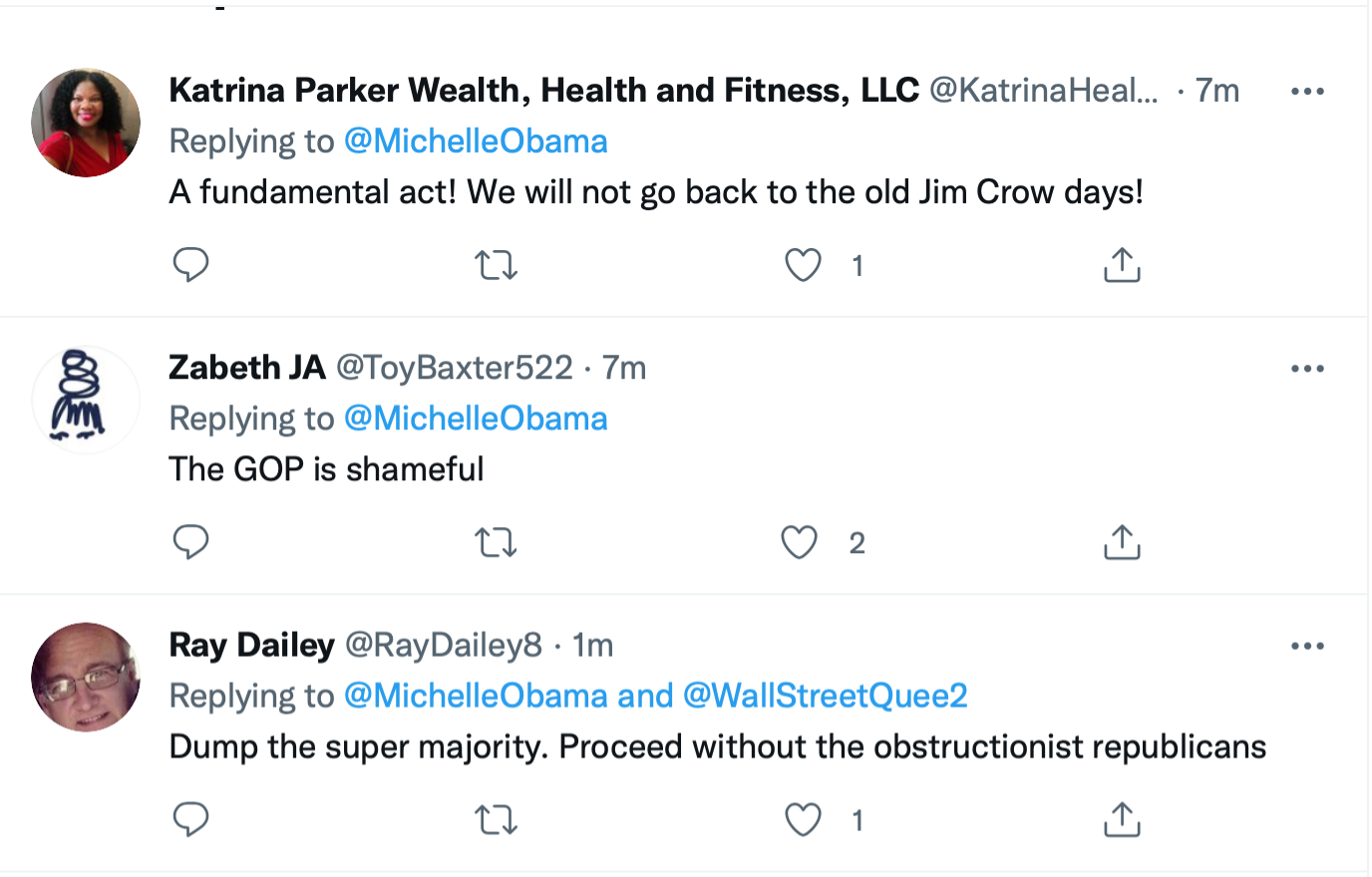 Screen-Shot-2021-10-22-at-10.40.43-AM Michelle Obama Rallies America To Fight GOP Assault On Democracy Civil Rights Featured Michelle Obama Politics Top Stories Twitter 