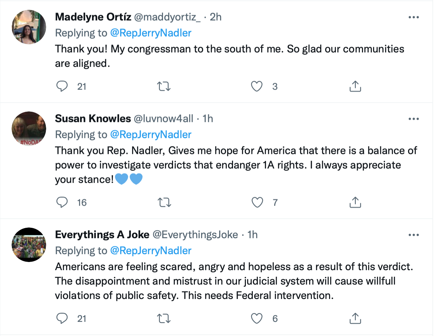 Screen-Shot-2021-11-19-at-5.55.55-PM Department Of Justice Review Of Kyle Rittenhouse Verdict Supported By Dem Congressman Crime Featured Politics Top Stories Twitter 