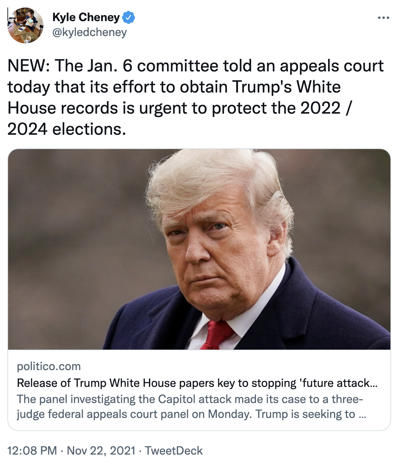 Screen-Shot-2021-11-22-at-2.26.54-PM Jan 6 Select Committee Demands Access To Trump Personal Records Crime Donald Trump Featured Politics Top Stories 
