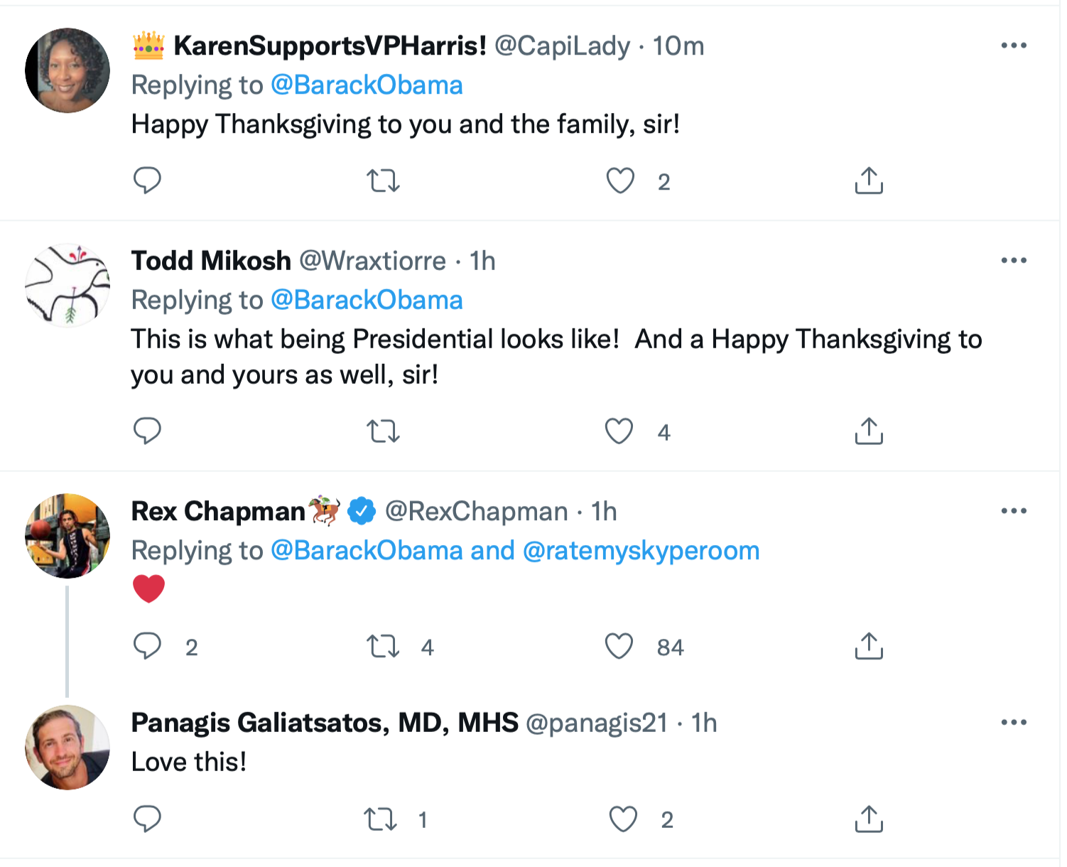 Screen-Shot-2021-11-25-at-11.41.34-AM Obama Issues Thanksgiving Message Of Unity To Red  & Blue America Featured Michelle Obama Politics Social Media Top Stories Twitter 
