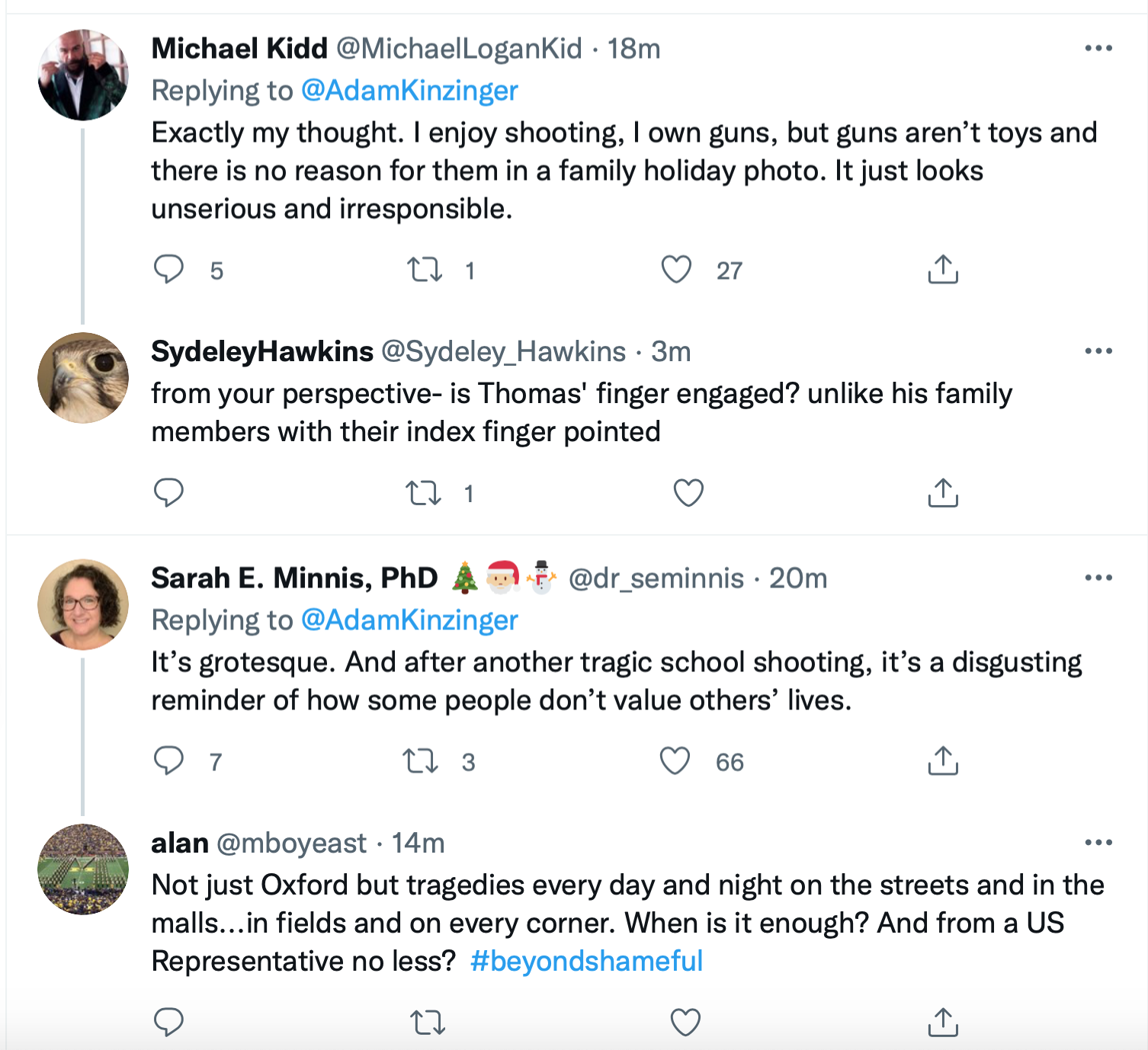 Screen-Shot-2021-12-04-at-4.58.30-PM Adam Kinzinger Denounces Gun Maniacs After School Shooting Crime Domestic Policy Featured Politics Top Stories Twitter 