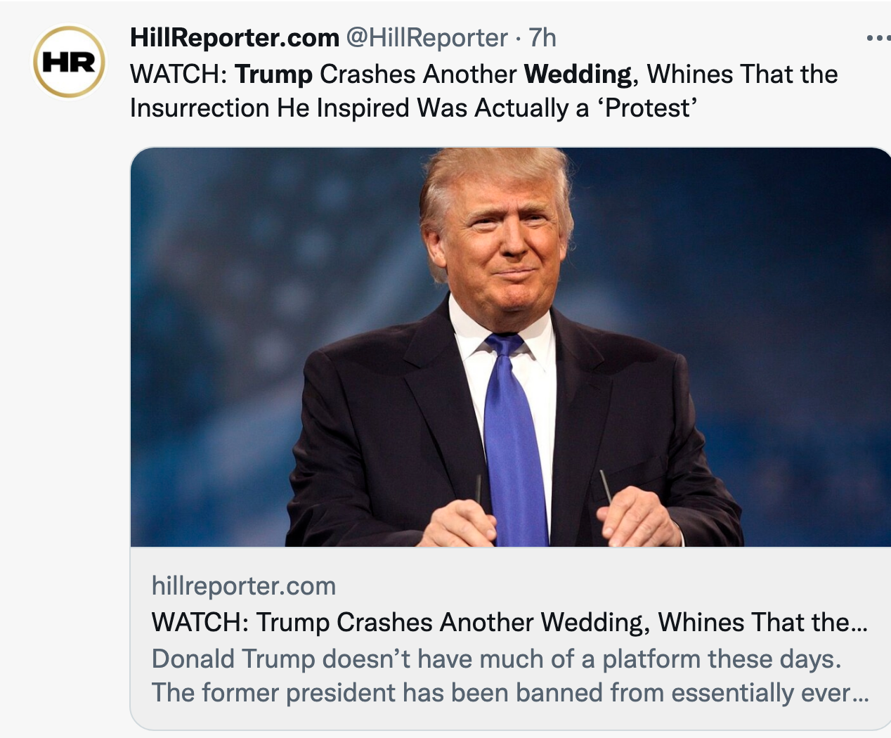 Screen-Shot-2021-12-05-at-3.08.14-PM Trump Crashes Wedding As 'Drunk Uncle' & Embarrasses Himself Thoroughly Corruption Donald Trump Featured Politics Top Stories 