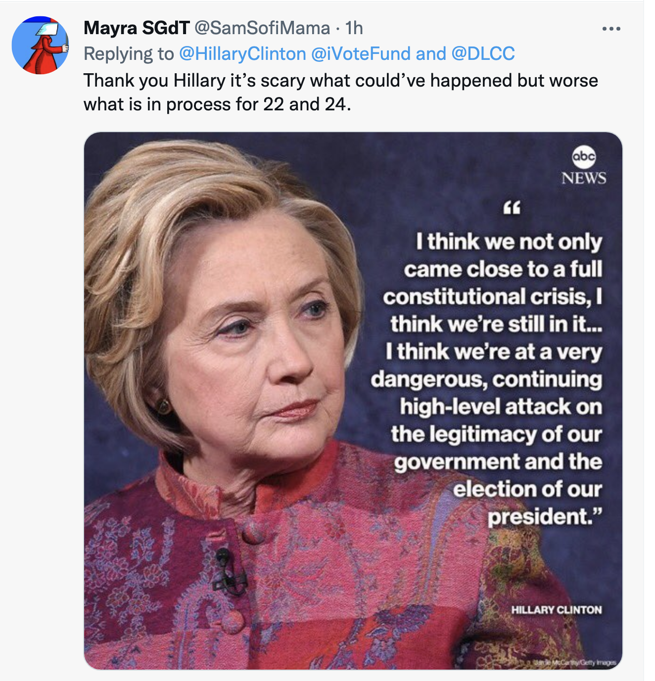 Screen-Shot-2021-12-13-at-12.36.20-PM Hillary Clinton Urges Democrats To Fight 'Slow-Motion' GOP Coup Corruption Crime Featured Top Stories 