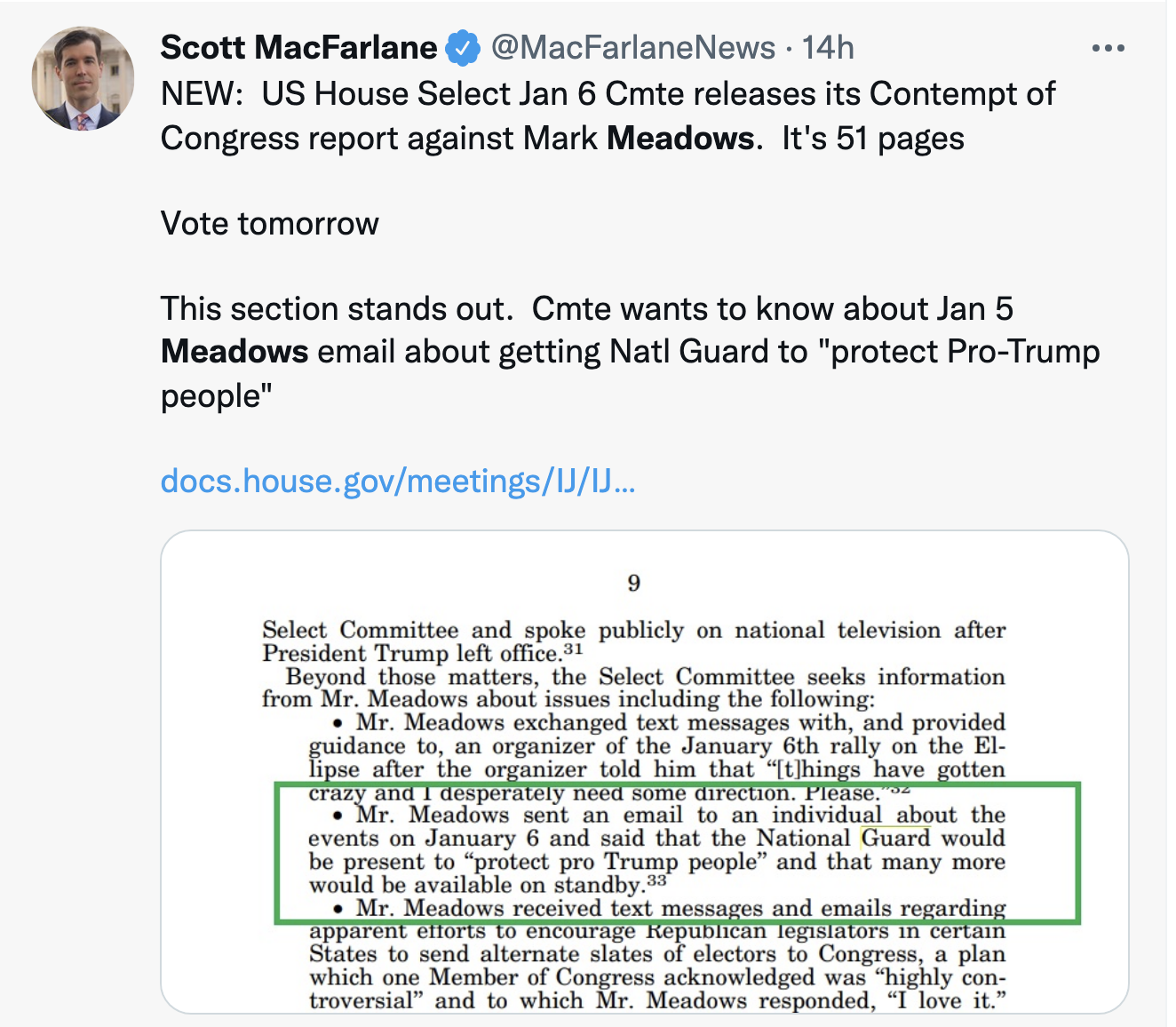Screen-Shot-2021-12-13-at-9.13.19-AM Evidence Given To Jan 6 Committee Confirms WH Coordination Crime Donald Trump Featured Politics Top Stories 