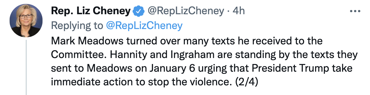 Screen-Shot-2021-12-15-at-3.11.34-PM Liz Cheney Goes After Trump & His Enablers In Multi-Tweet Take Down Crime Donald Trump Featured Politics Top Stories 