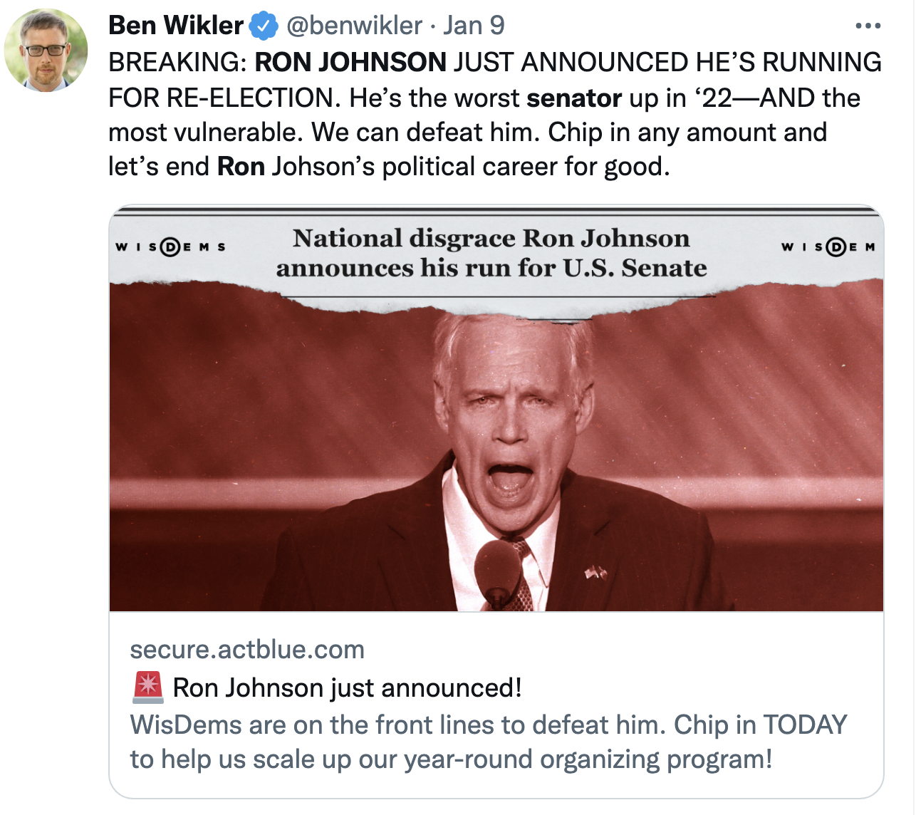Screen-Shot-2022-01-14-at-10.21.27-AM Ron Johnson Gets Thoroughly Roasted By Hometown Newspaper Corruption Donald Trump Featured Politics Top Stories 