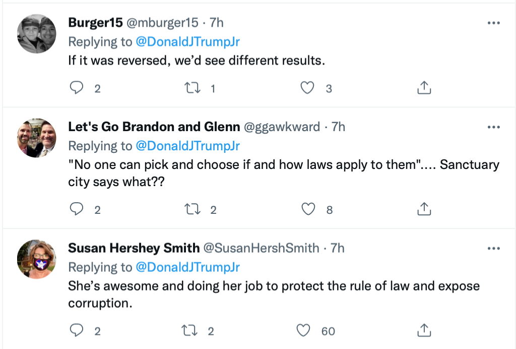 Screen-Shot-2022-01-19-at-4.25.10-PM Trump Jr. Has Whiny Conniption Fit Over NY AG Subpoena Corruption Crime Donald Trump Featured Politics Top Stories Twitter 