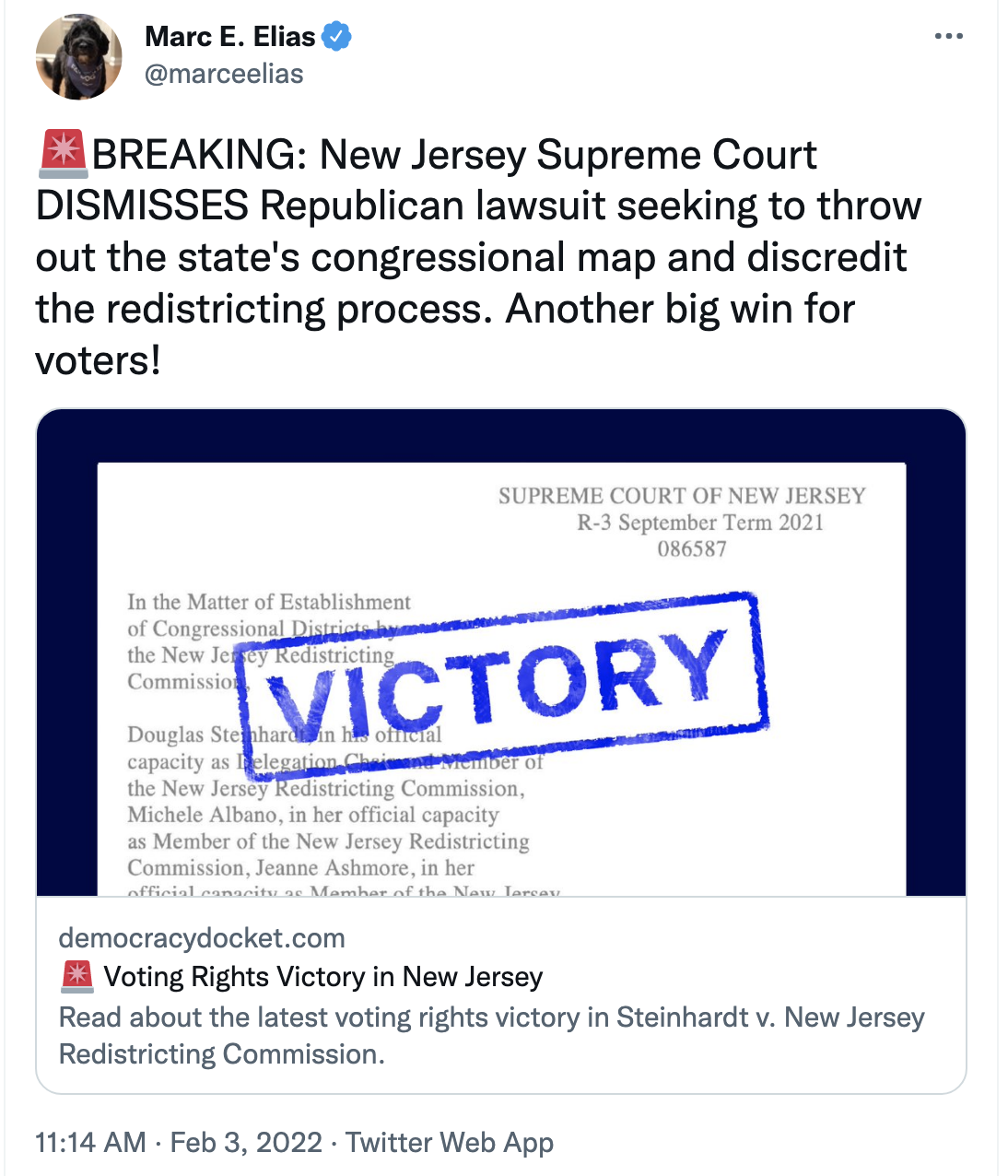 Screen-Shot-2022-02-03-at-1.06.47-PM State Supreme Court Rebuffs GOP Voter Suppression Attempt Corruption Domestic Policy Featured Politics Top Stories Uncategorized 
