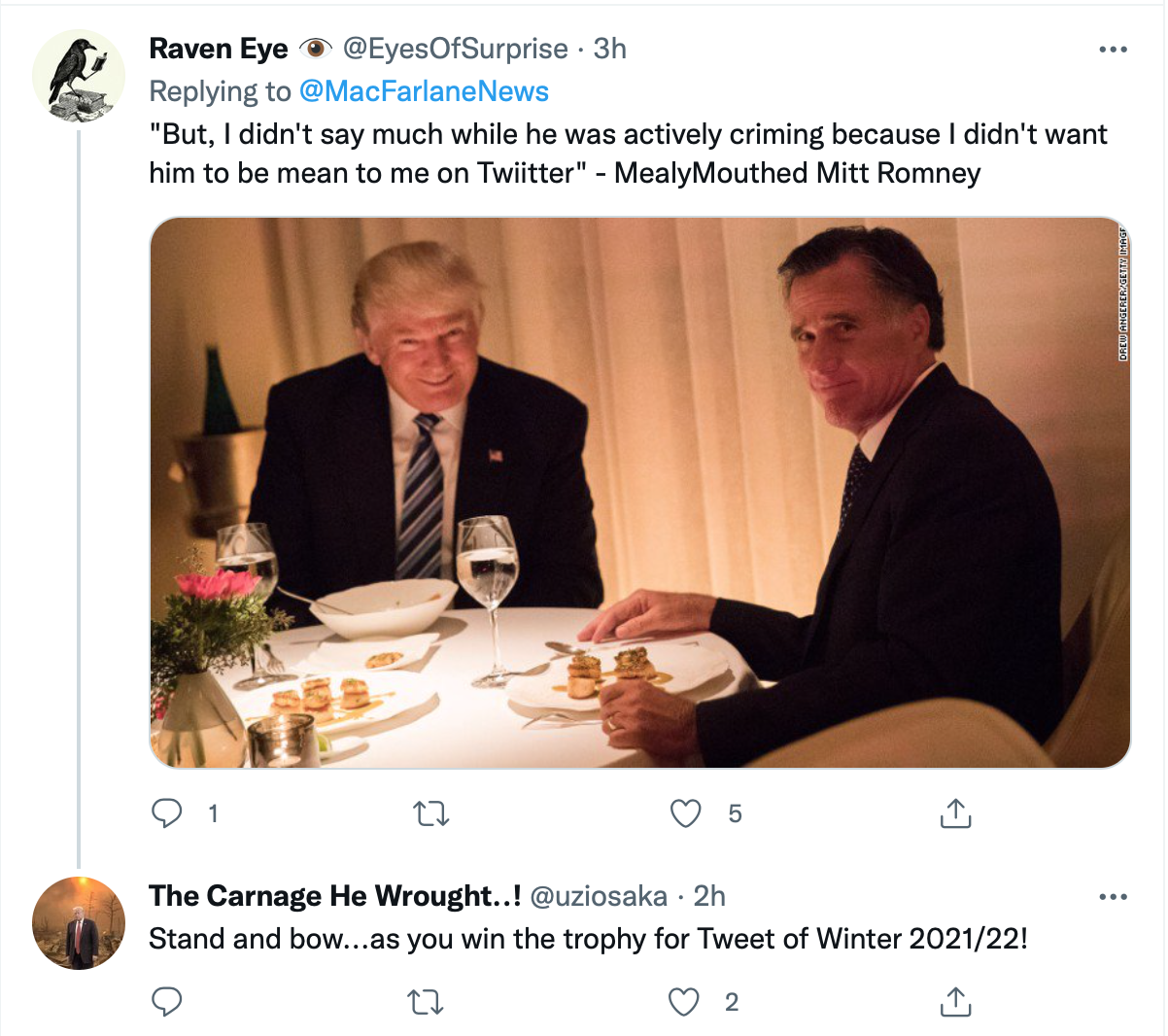 Screen-Shot-2022-02-10-at-10.02.09-PM Romney Berates Trump For Smuggling Docs To Mar-A-Lago Corruption Crime Donald Trump Featured Investigation Politics Top Stories Twitter 