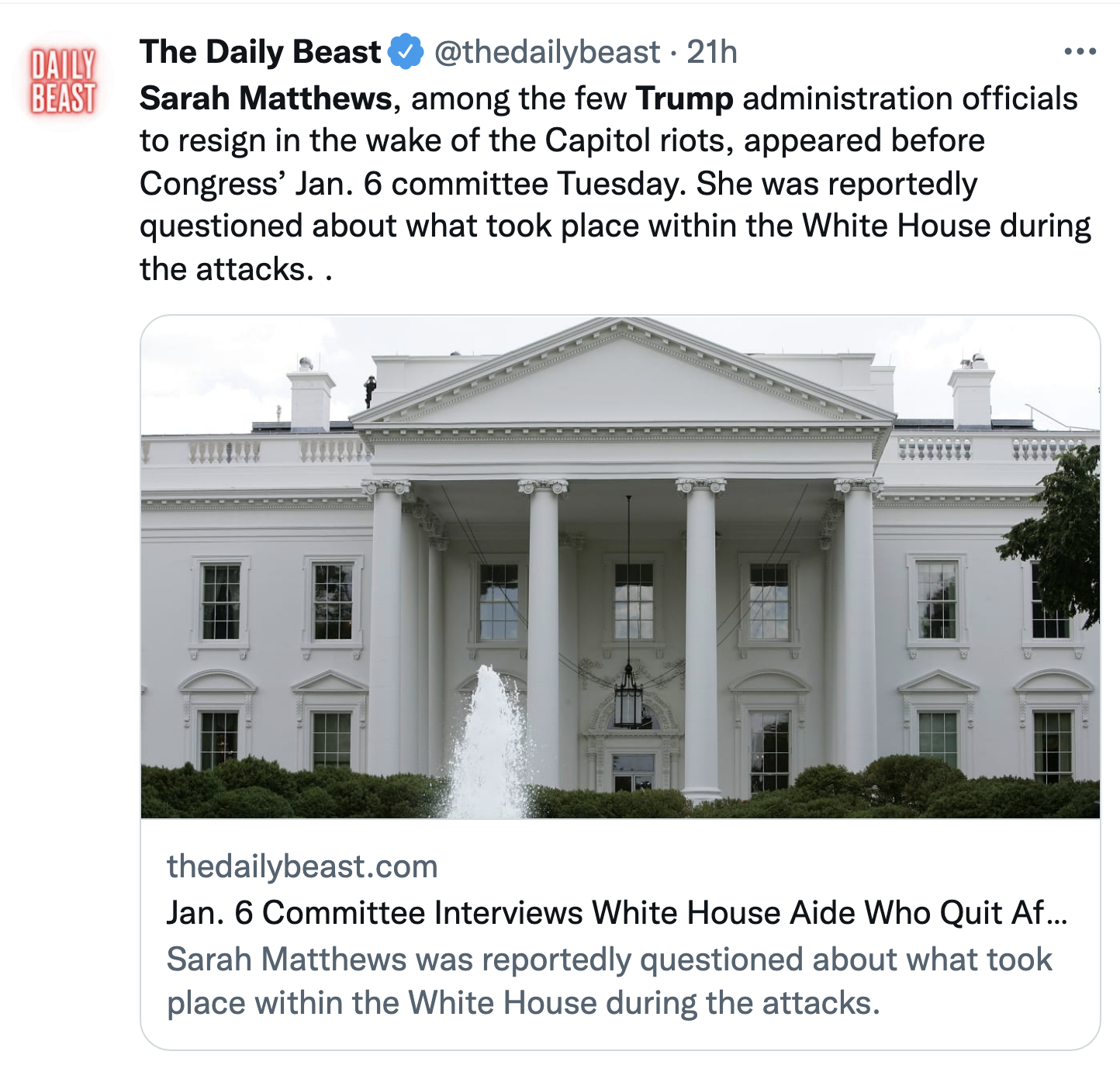 Screen-Shot-2022-02-10-at-11.56.36-AM Trump Press Aide Agrees To Immediately Cooperate With Jan. 6 Committee Crime Donald Trump Featured Politics Top Stories 