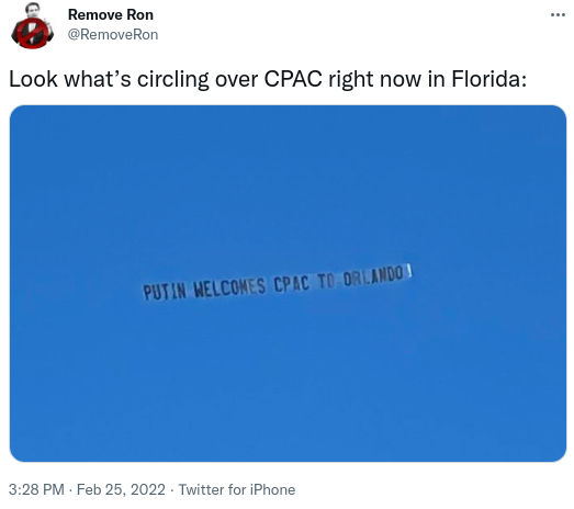 Screenshot-2022-02-26-12.07.56-PM Banner Flown Over CPAC Hits GOP For Being Putin Lovers Donald Trump Politics Social Media Top Stories 