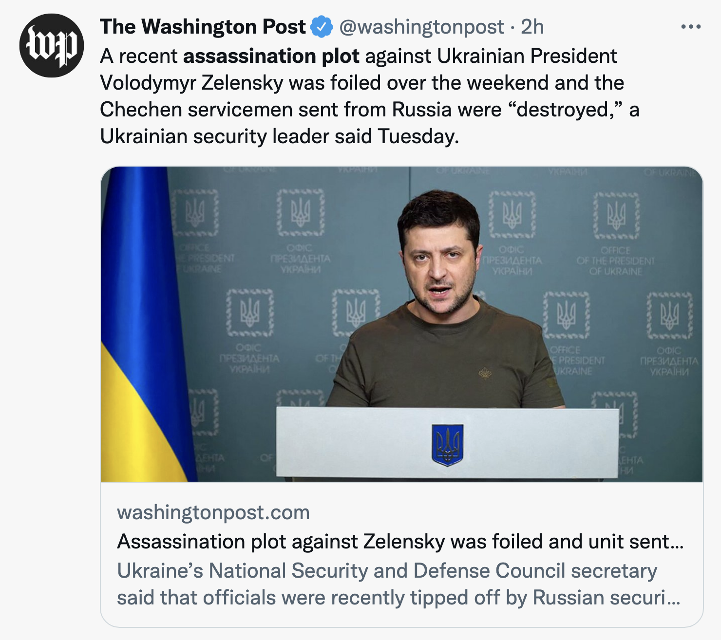 Screen-Shot-2022-03-02-at-10.23.47-AM Assassination Attempt Of President Zelenskyy Thwarted In Ukraine Corruption Crime Politics Top Stories 